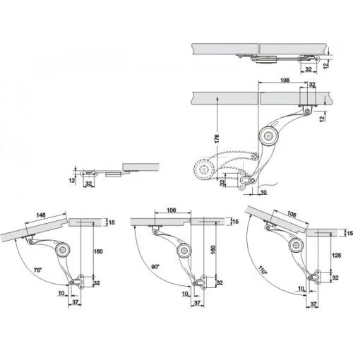 Подъёмник механический GTV DESIGT GTV в разобранном виде. Подъёмник в разобранном виде