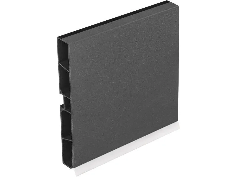 Кухонный цоколь Н-100 мм антрацит. Изображение кухонного цоколя антрацитового цвета