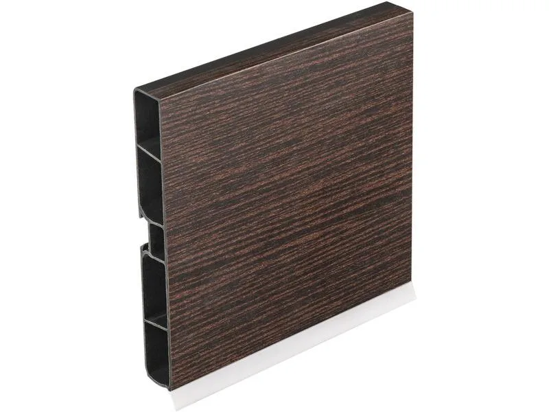 кухонный цоколь Н-100 мм в цвете венге цаво изображение кухонного цоколя в цвете венге цаво —