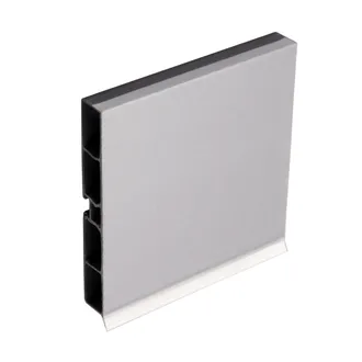 Изображение кухонного цоколя светло серого цвета