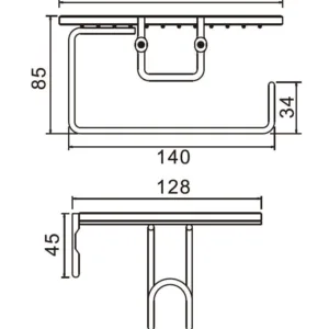 Держатель для туалетной бумаги Ledeme L505