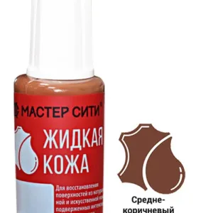 Жидкая кожа средне-коричневый 409