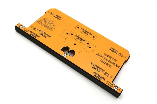 Мебельный шаблон для разметки мебельных петель большой