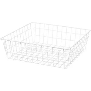 Выдвижная корзина для белья белая (400 мм)