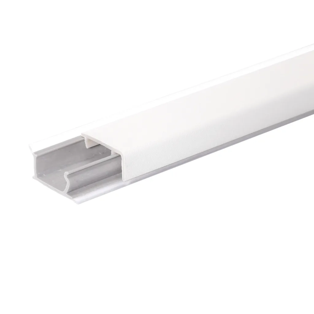 Плинтус алюминиевый КВАДРО 3 метра белый