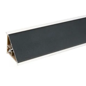 Плинтус алюминиевый ПЛАТО-Ч 3 метра черный