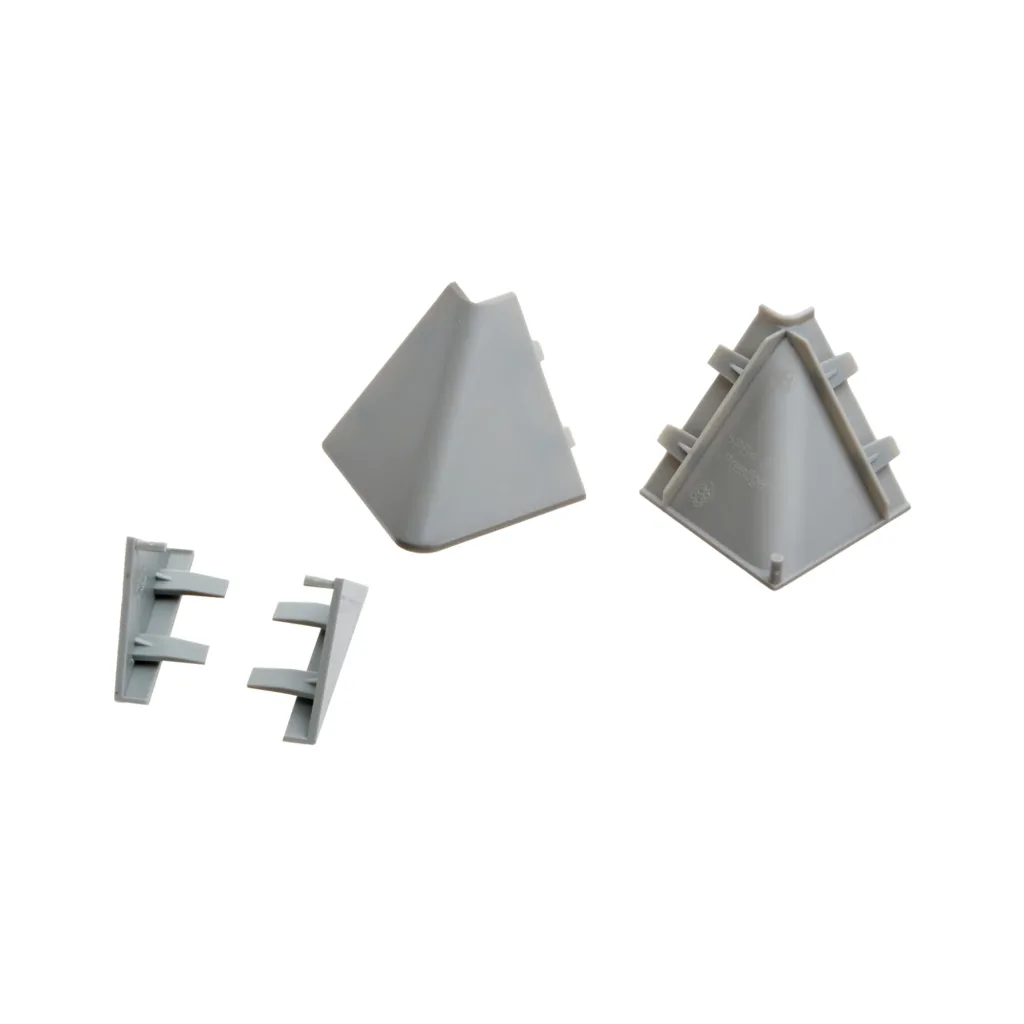 Плинтус алюминиевый ПЛАТО-С 3 метра серебро