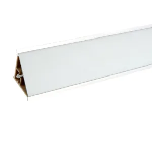 Плинтус алюминиевый ПЛАТО-С 3 метра серебро