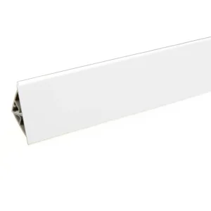 Плинтус алюминиевый ПЛАТО-Б 3 метра белый