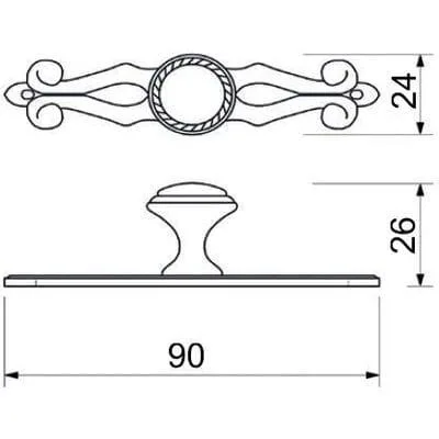 Мебельная ручка DGG36 + DSD36 AB античная бронза от LEMAX | купить в Минске | цена в Беларуси Мебельная ручка DGG36 + DSD36 AB античная бронза от LEMAX | купить в Минске | цена в Беларуси