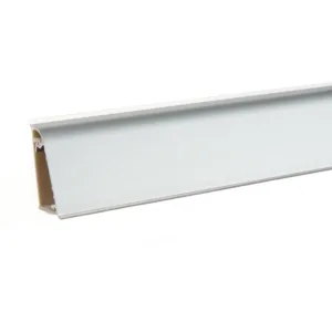 Плинтус алюминиевый РИО овальный 4 метра серебро