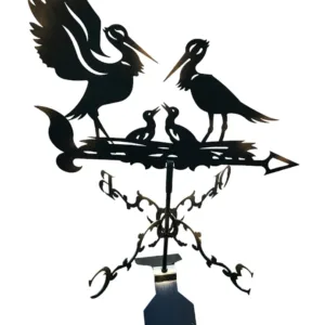 Флюгер Аисты семья 2