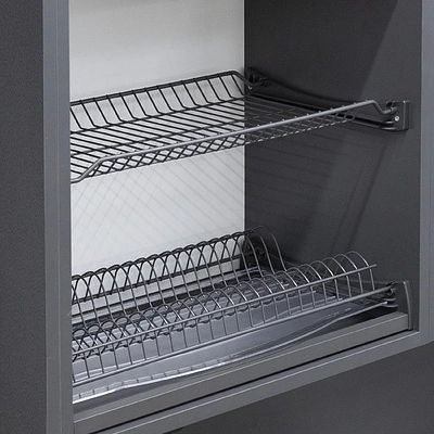 Сушка для посуды HUGO с профилем графит (500)