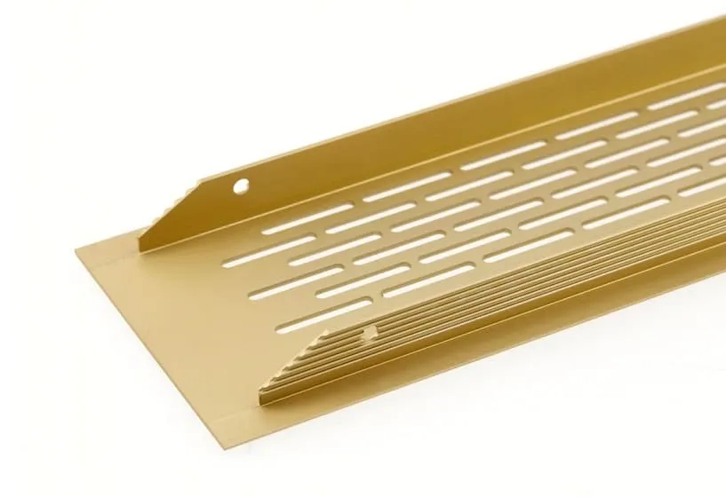 Решетка вентиляционная 480*60 мм (Алюминий)