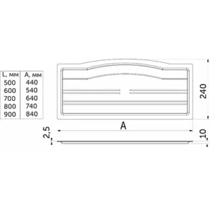 Поддон для сушки HUGO (600)