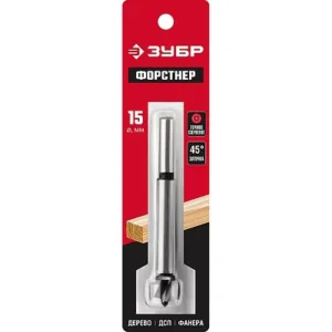 Сверло фреза Форстнера по дереву 15x90 мм