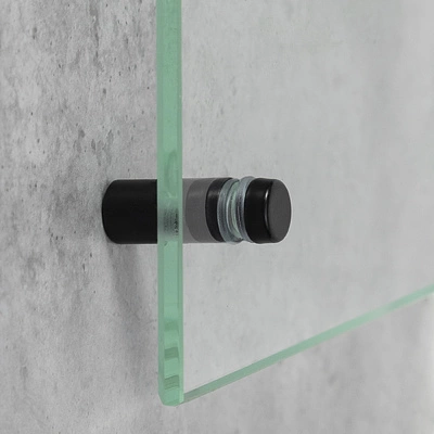 Держатель стекла дистанционный 12*22 черный