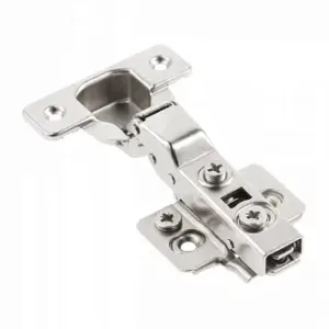 Петля SILENTO PRO с доводчиком полунакладная c эксцентриковой регулировкой без еврошурупа с 3D регулировкой CLIPON