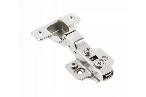 Петля SILENTO PRO с доводчиком полунакладная c эксцентриковой регулировкой без еврошурупа с 3D регулировкой CLIPON