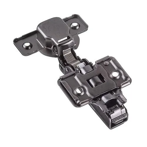 Петля GTV SILENTO PRO с доводчиком полунакладная c эксцентриковой регулировкой без еврошурупа c 3D регулировкой CLIPON ЧЕРНАЯ