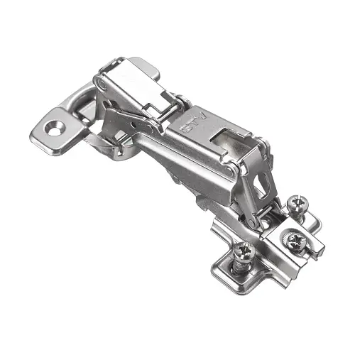 Петля накладная GTV +165 градусов БЕЗ пружины с ответной планкой H-2 45 мм с еврошурупом