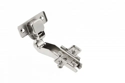 Петля накладная GTV +45 градусов БЕЗ пружины с ответной планкой H-2 45 мм с еврошурупом