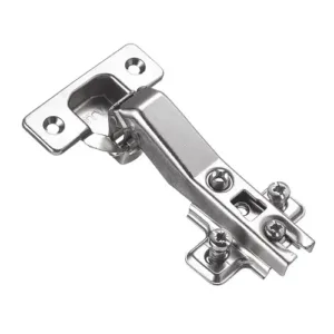 Петля накладная GTV +45 градусов БЕЗ пружины с ответной планкой H-2 45 мм с еврошурупом