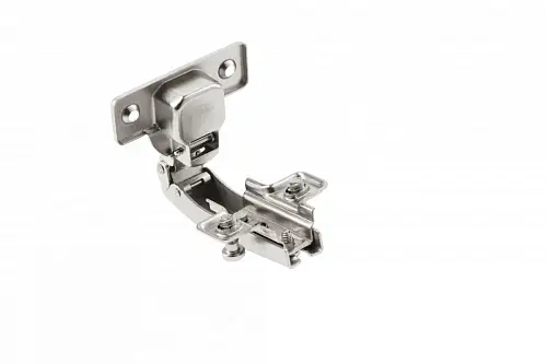 Петля накладная GTV +90 градусов БЕЗ пружины с ответной планкой H-2 45 мм с еврошурупом