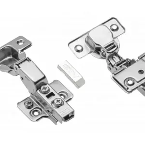 Петля GTV SOLID PLUS полунакладная с доводчиком с эксцентриковой регулировкой плеча и ответной планки с еврошурупом