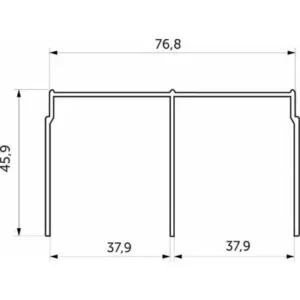 Направляющая СЕНАТОР SENATOR верхняя (золото)