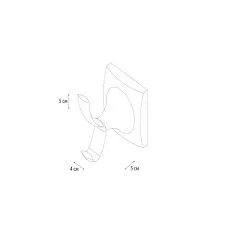 Детали крепления для стекла Крупный план крепления|