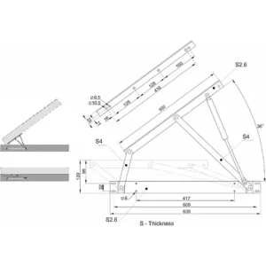 Механизм для подъема ортопедического основания №559 ОЗМФ