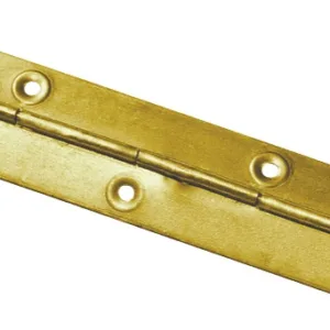 Петля Рояльная карточная 0,8 метр желтый цинк