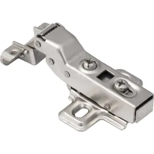 Петля полунакладная для алюминиевого профиля Z-1 с доводчиком с клипом