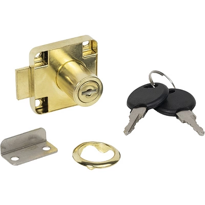 Замок мебельный 138 золото