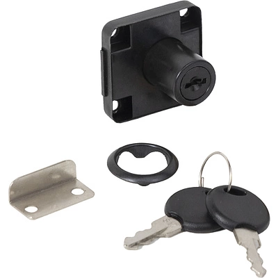 Замок мебельный 138 черный