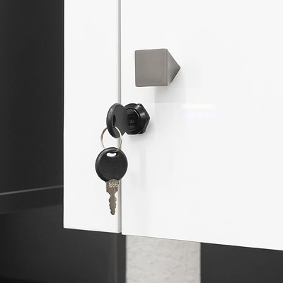 Замок мебельный 103-20 черный