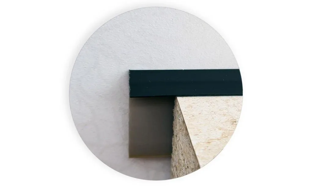 Уплотнитель для столешницы гибкий 3,05 метра черный