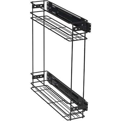 Карго GRIDLI бокового крепления универсальная с шариковыми направляющими с доводчиком черный (200 мм)