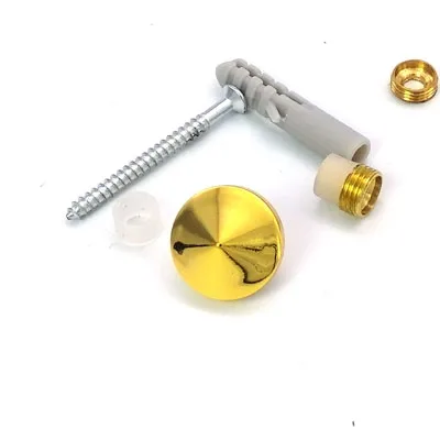 Крепление зеркала и стекла на отверстие Конус 16 мм КЗС1302-16 золото