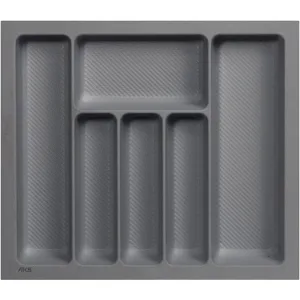 Лоток вкладыш для столовых приборов 600 TR-04 (540*485*55) (серый)