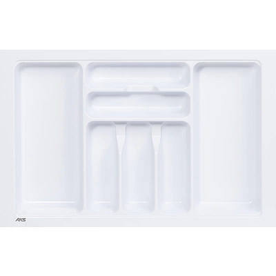 Лоток вкладыш для столовых приборов 700 BASIC 635*435*55 (белый)