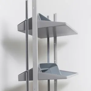 Обувная система трехсекционная серый