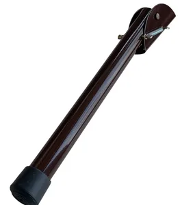 Упор дверной откидной 30 см коричневый