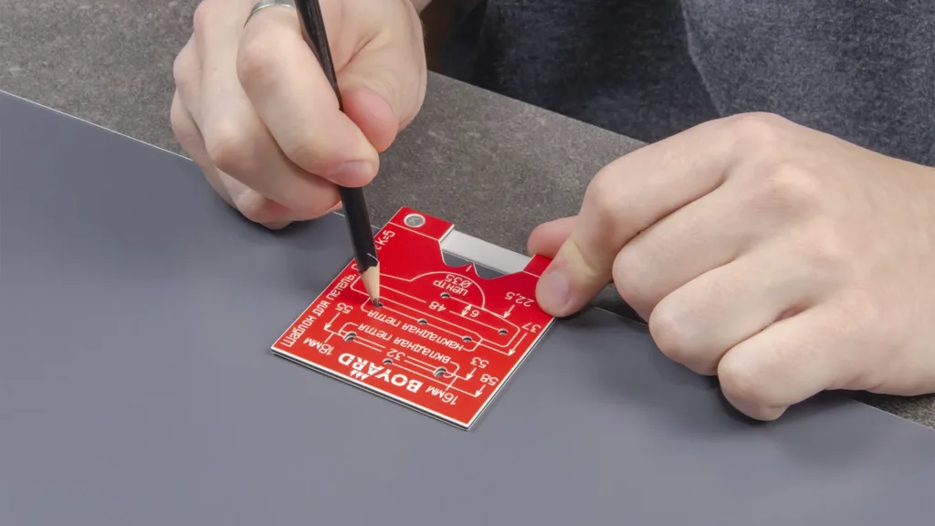 Разметочный   шаблон для петель K5 S908R.1/69x80/2023