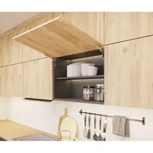 Подъёмник GTV HORIZON soft close средний коэффициент подъемной силы 1100-2250 высота фасада 300-650 мм белый