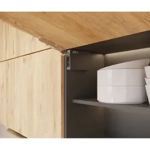 Подъёмник GTV HORIZON soft close средний коэффициент подъемной силы 1100-2250 высота фасада 300-650 мм белый