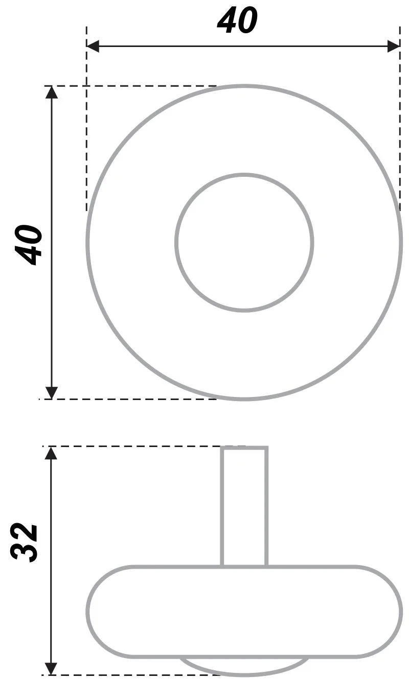 Мебельная ручка RC520Br.4