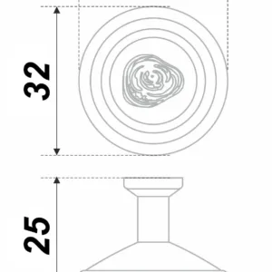 Мебельная ручка MARTA RC108BAB.4/W