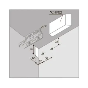 Навес для шкафа CH02